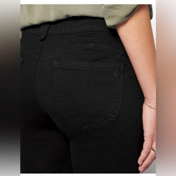 DEMOCRACY Jeri Ab Solution Skinny Jean Size 12 Black Stretch Casual Denim - Picture 4 of 13